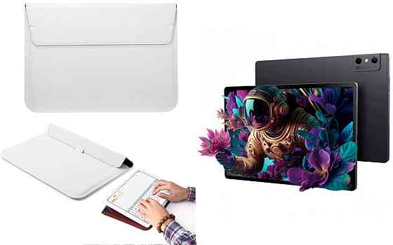Чохол-конверт VitoCase для ZTE Nubia Pad 3D, з функцією підставки для планшета Білий Київ