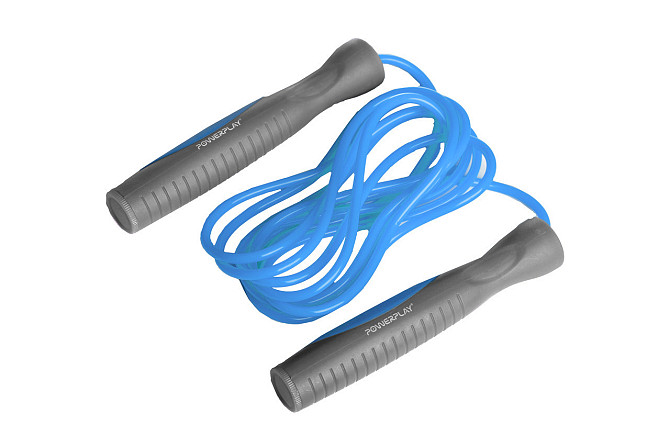 Скакалка PowerPlay 4204 Classic Jump Rope Блакитна (2,7m.) Кам'янське - фото 2