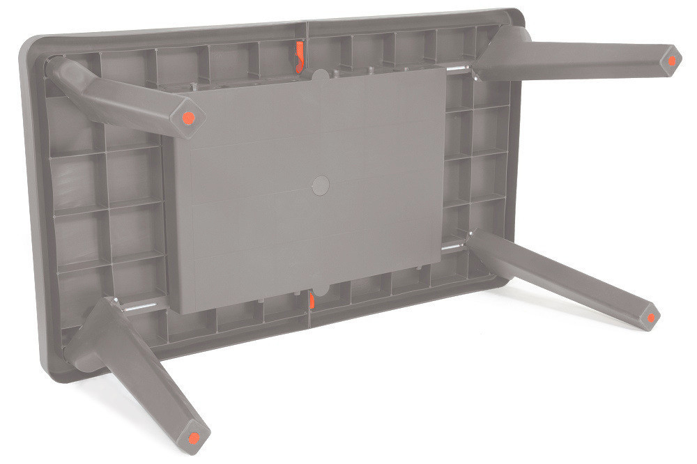 Стіл для саду пластиковий розсувний BICA Bergen, сіро-бежевий Київ - фото 3