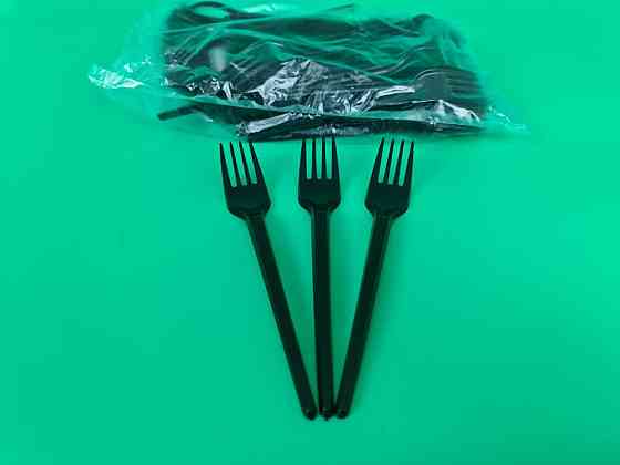 Вилка 16 см чорна Андрекс (100 шт.) Харків