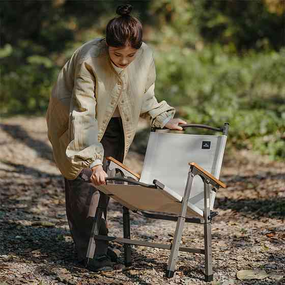 Крісло складане Naturehike CNK2550JJ010, сталь, бежевий Київ