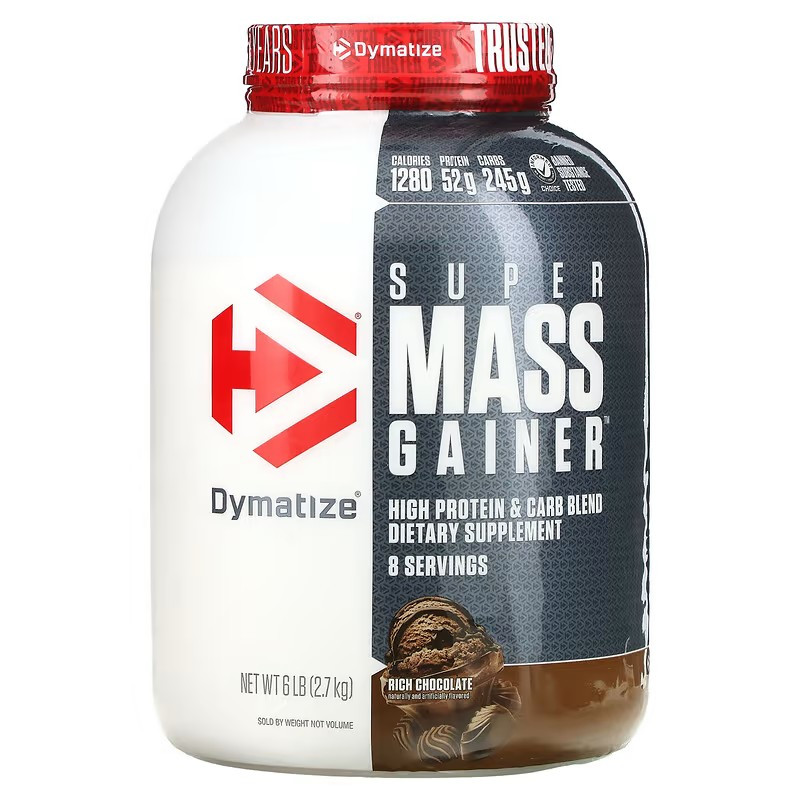 Гейнер Dymatize nutrition Super Mass Gainer 2700 г, Rich Chocolate Луцьк - фото 1