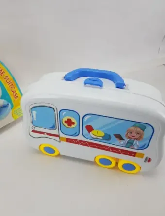 Игровой набор Доктор HAPPY DOCTOR (Синий) Чемоданчик на колёсах Коломыя