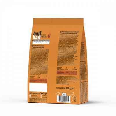 Сухой корм для кошек Half&amp;Half для стерилизованных с говядиной 300 г (4820261920932) Вінниця