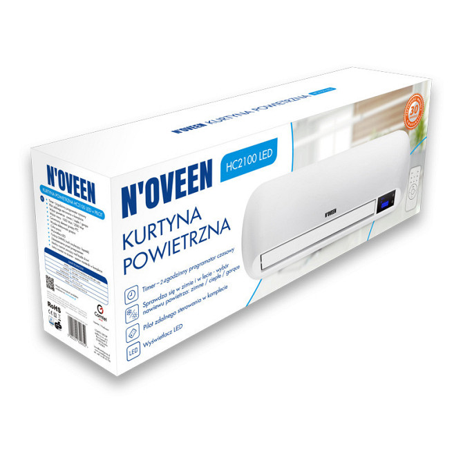Повітряна завіса Noveen HC2100 LED Київ - фото 8
