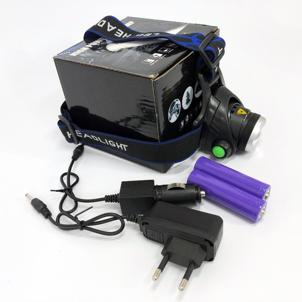 Фонарик налобник PLD-T115-PM30-TG, Налобная лампа, Налобный фонарь с линзой, Налобный ZW-163 фонарик bailong Киев - изображение 1