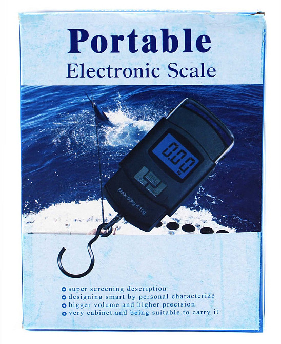 Ваги-кантер для багажу електронні до 50 кг чорні Київ - фото 5