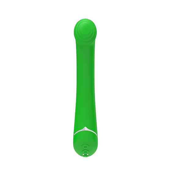 Вибратор классический Chisa Lust Ripple Popple, силиконовый, зеленый Sex Aura Киев