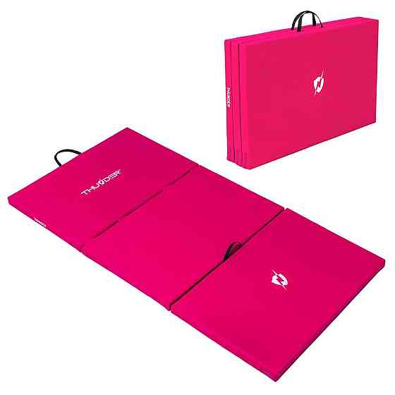 Мат гимнастический THUNDER MG-03, 197 х 100 х 5 см, розовый Киев
