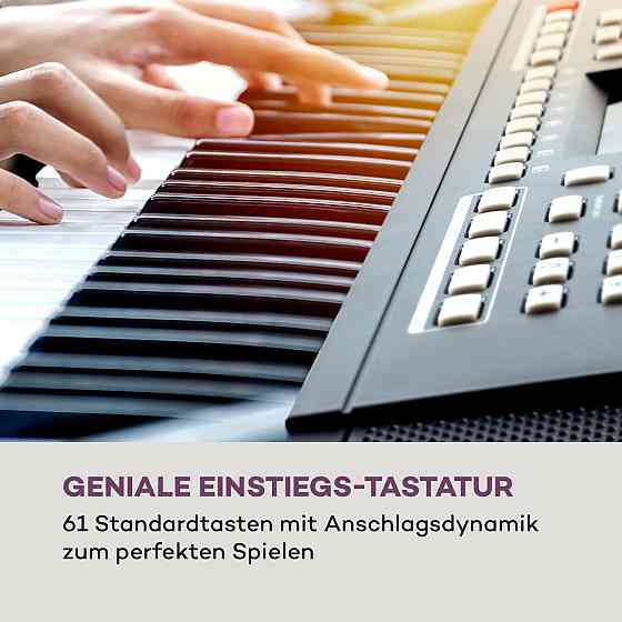 Etude 61 MK II Клавіатура 61 клавіша по 300 тембрів/ритмів чорний Чорний (Німеччина, читати опис) Рівне