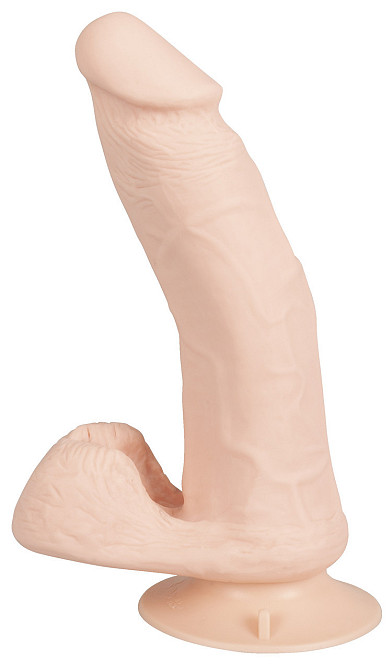 Реалістичний гнутий RC-вібратор із кульками — Bendable RC Vibrator with Balls Nature Skin Sex Aura Київ - фото 5