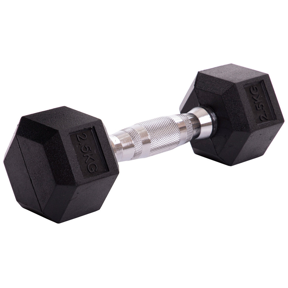 Гантель 2.5 кг цільна шестигранна SP-Planeta-80075-2_5 Київ - фото 2