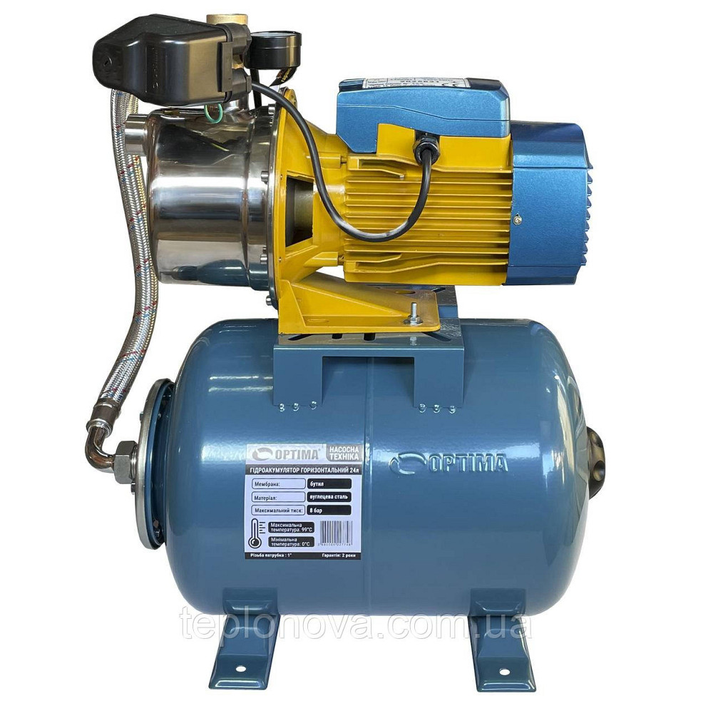 Насосная станция Optima JET150S PRIME-24 бак OPTIMA 1,3кВт на ГРЕБЁНКЕ Черновцы - изображение 1