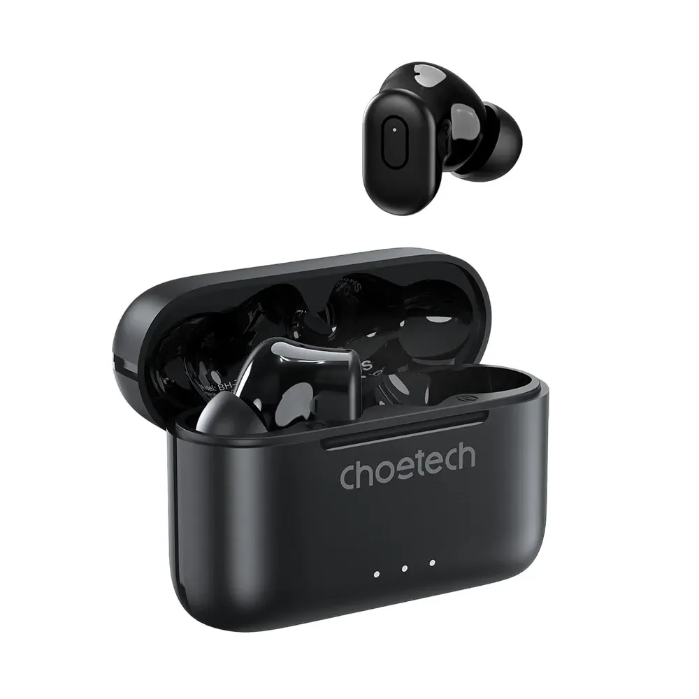 Бездротові навушники Choetech BH-T15 Black TWS, Bluetooth 5.2, ANC+ENC (43-00137) Київ - фото 3