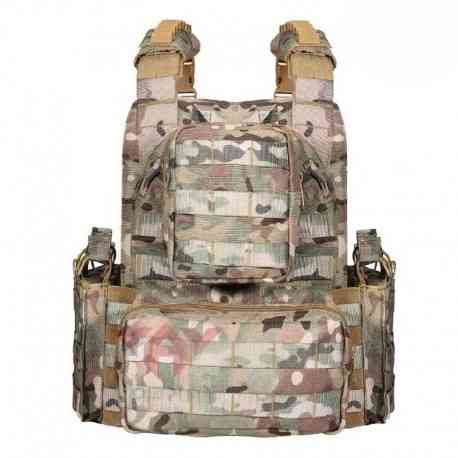 Розвантажувальний жилет для бронеплит YAKEDA з бічними кишенями для плит. a99986-1 Одеса