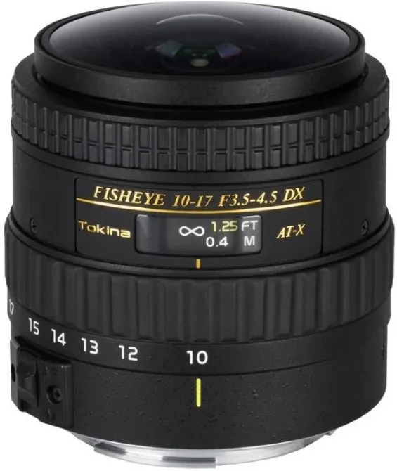 Объектив Tokina AT-X 10-17 F3.5-4.5 DX Fisheye NH Nikon Киев - изображение 1