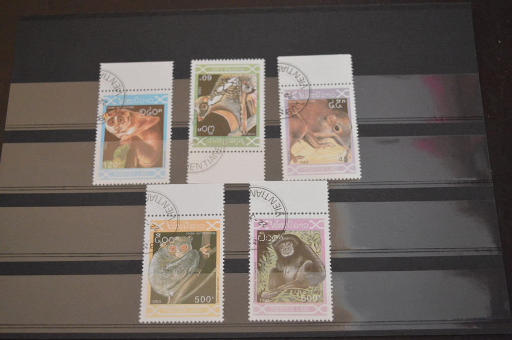 Марки. Серия. Лаос (гаш.) Полтава - изображение 1