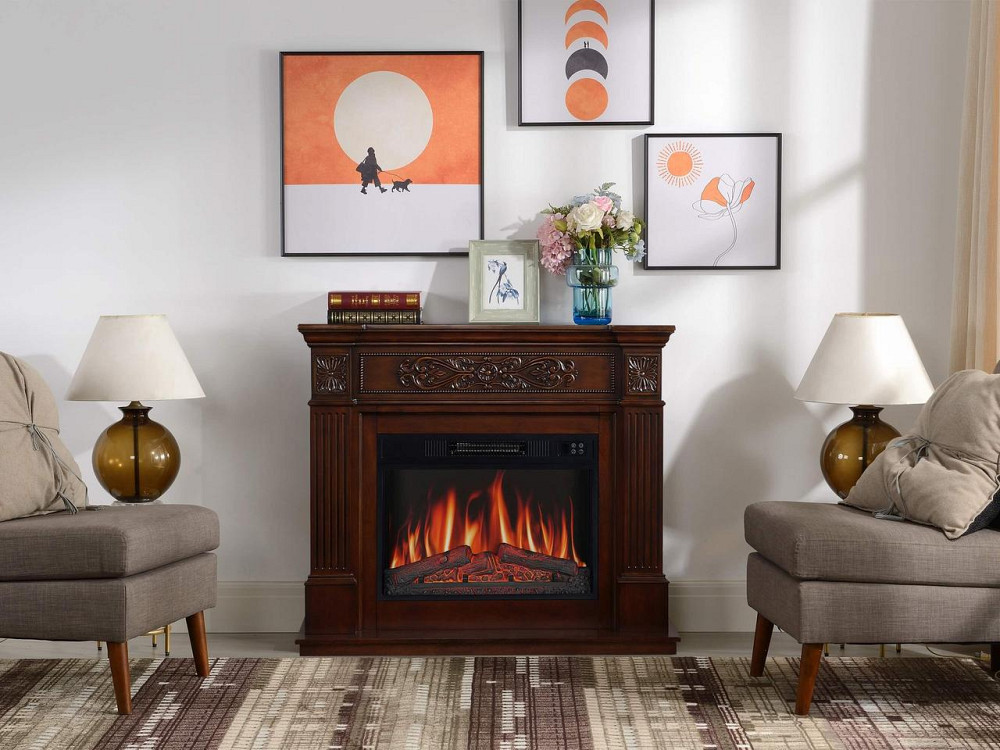 Каминокомплект ArtiFlame Toscana AF23S russet с обогревом и звуком горения огня Львов - изображение 9