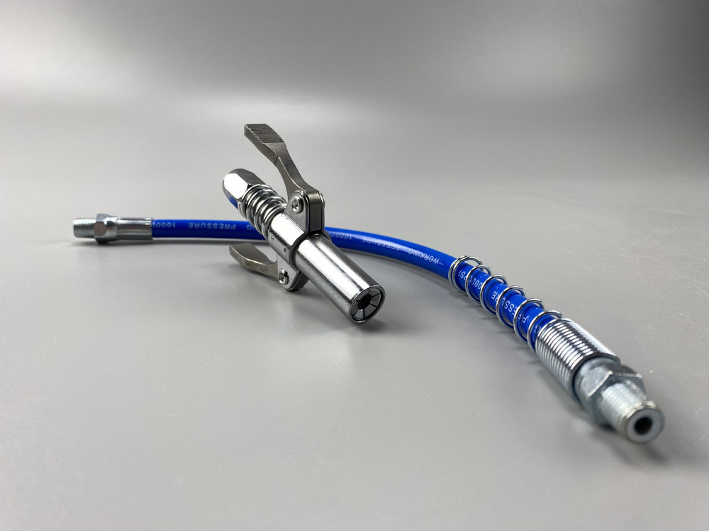 Головка шприца мастила Germany Quality під М6/М8/М10/М12/М14 пряма маслянка + шланг із пружиною Мукачево - фото 6