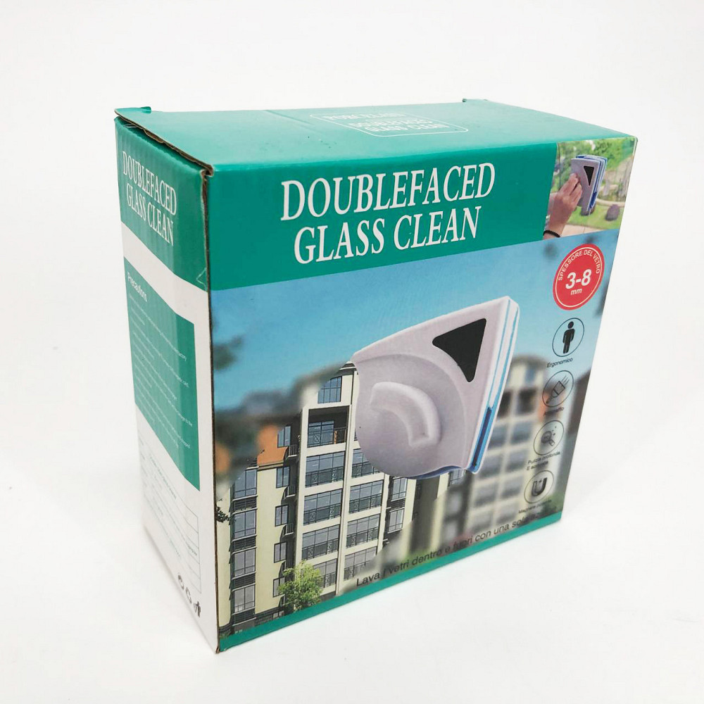 Щетка магнитная для мытья стекол с двух сторон Doublefaced Glass Clean OD-34 Львов - изображение 10