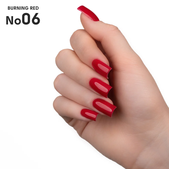 Гель-лак для ногтей 06 Burning Red Shelly 12 мл Киев