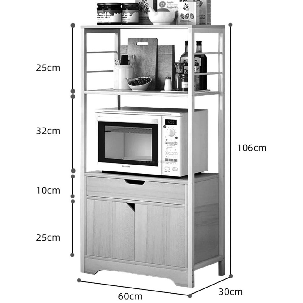 Стелаж кухонний "Хейден 3" венге-мускат Миколаїв - фото 2