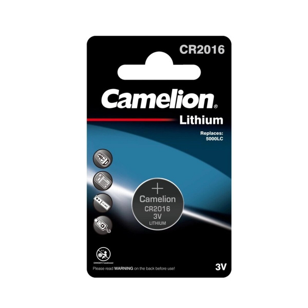 Батарейка CAMELION CR2016 Lithium Button cell BP1 1шт (C-13001016) (4260033152787) Киев - изображение 1