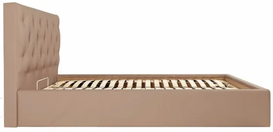 Кровать Двуспальная Bristol Comfort 180 х 190 см Fly 2213 С подъемным механизмом и нишей для белья Светло-коричневый Киев