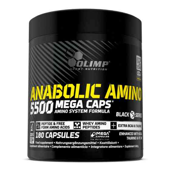 Амінокислотний комплекс Olimp Anabolic Amino 5500 Mega Caps 180 капсул Луцьк