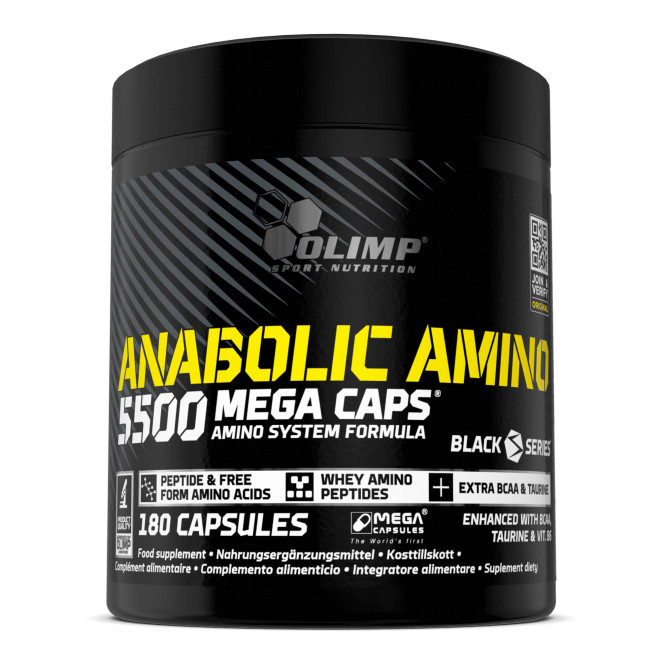 Аминокислотный комплекс Olimp Anabolic Amino 5500 Mega Caps 180 капсул Луцк - изображение 1
