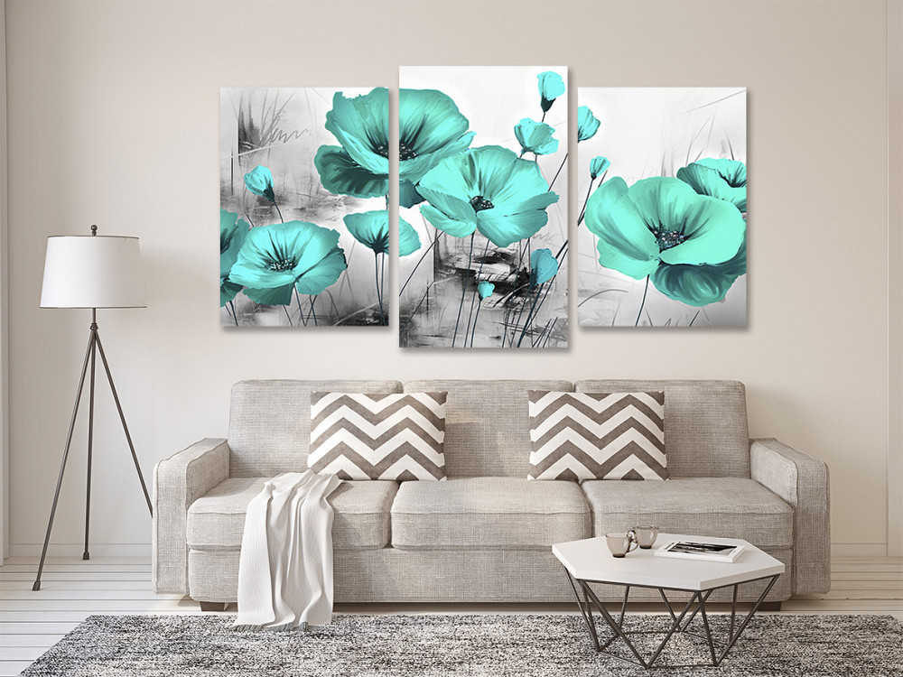 Модульна картина у вітальню/ спальню Маки Art-594_3 Київ - фото 2