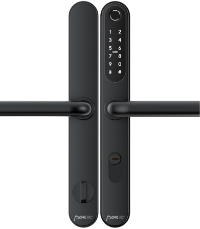 PES Axor чорний біометричний дверний замок Київ