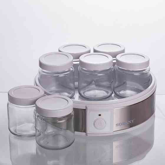 Йогуртница электрическая на 7 баночек по 180 (мл) аппарат для приготовления йогурта 20 Вт йогуртница для дома SK-08017 Киев