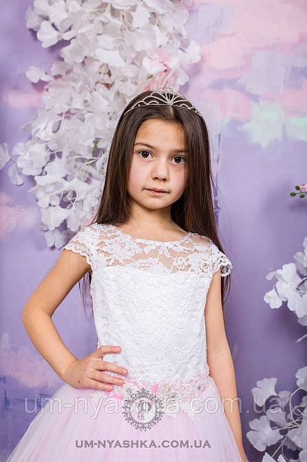 Длинное нарядное платье Дианочка Нежно-розовое на 4-5, 6-7 лет Кривой Рог - изображение 3