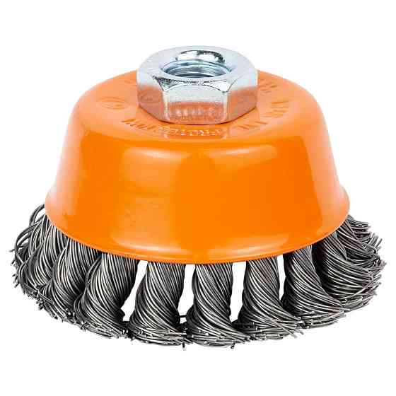 Grad Щетка проволочная чашеобразная Ø75мм М14×2мм (стальная витая) GRAD (9042075) Коломия