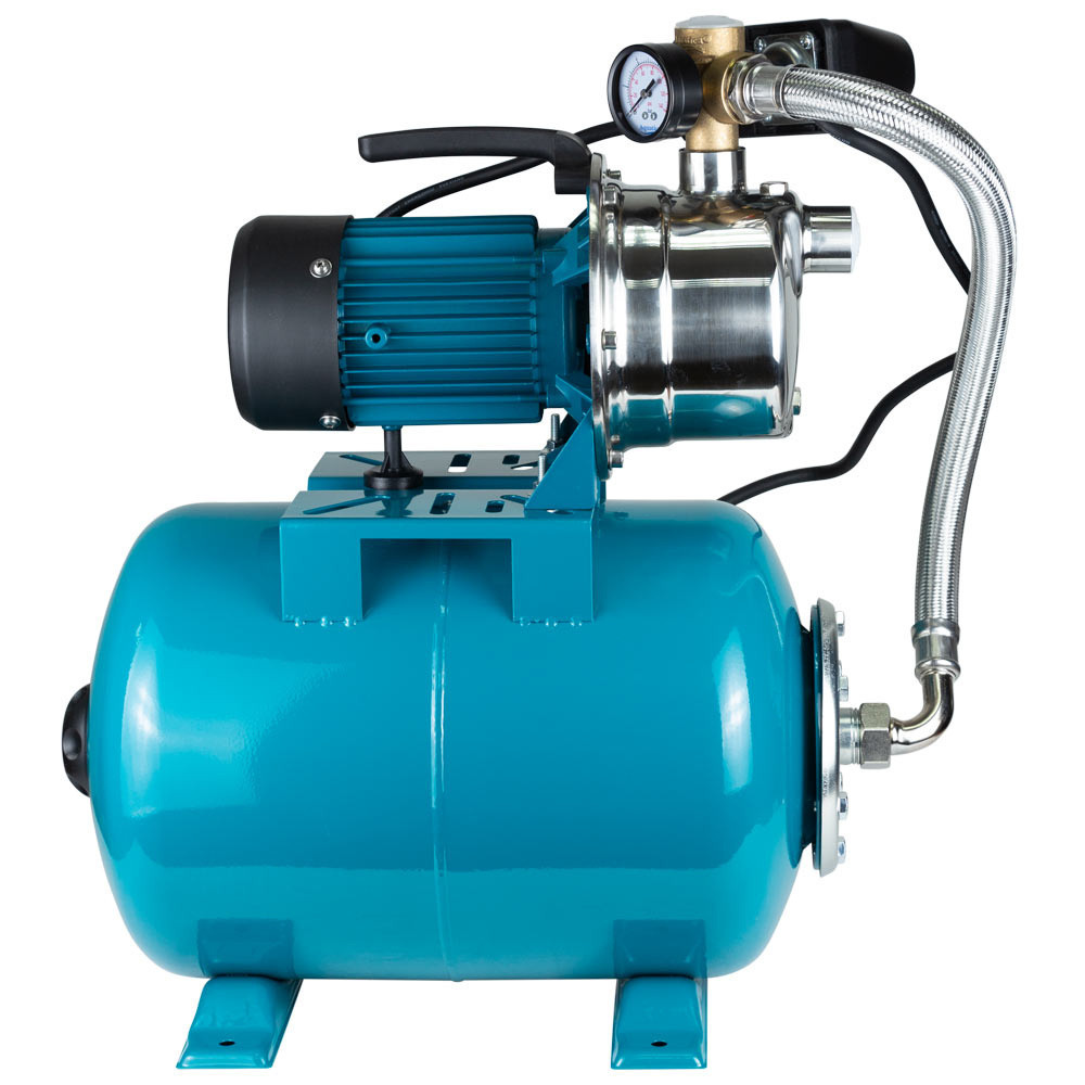 Станція 0.6кВт Hmax 35м Qmax 50л/хв (самовсмоктувальний насос нерж) 24л Україна AquaticaLEO EKJ-602SA5/UA Рівне - фото 6