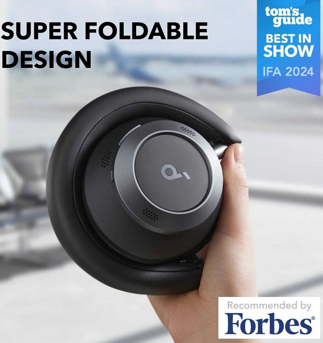 Навушники Anker Soundcore Space One Pro (бездротові)   Чорні та білі. Харків - фото 1