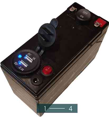 Аккумулятор литой Ионный. Киев