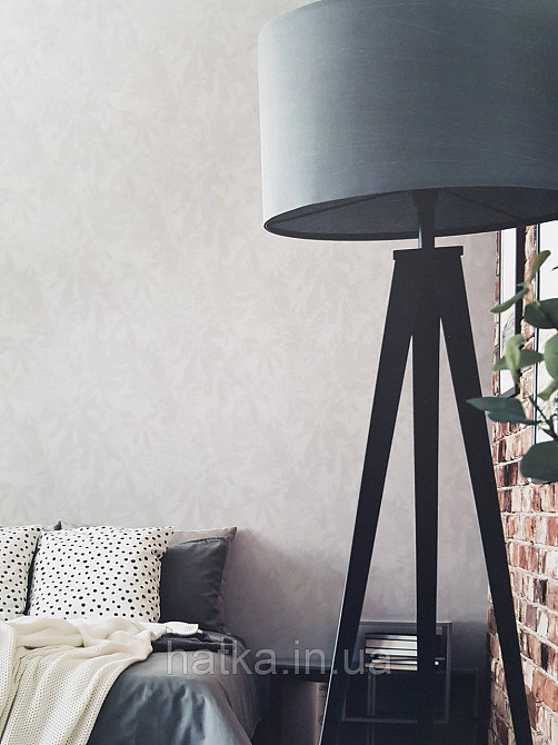 Шпалери вініл на флізеліні AS creation Metropolitan stories By Time 0,53х10 листя ефект розмитості сірі білі Київ - фото 1