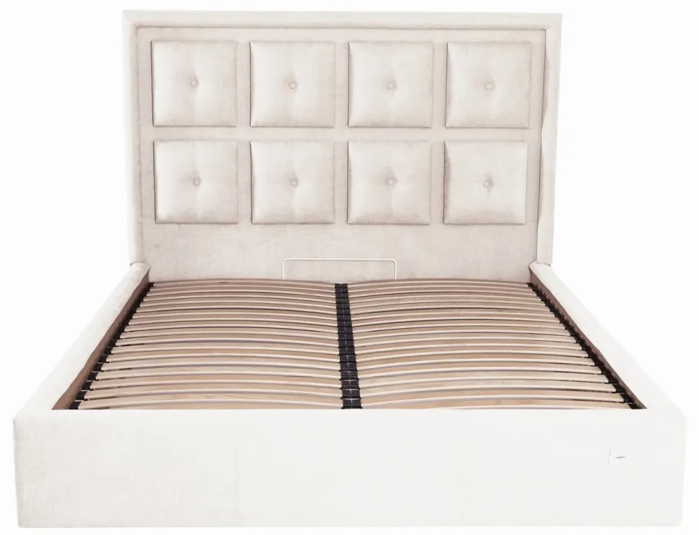 Кровать Двуспальная Windsor Comfort 180 х 190 см Мисти Milk С подъемным механизмом и нишей для белья Бежевый Киев - изображение 3