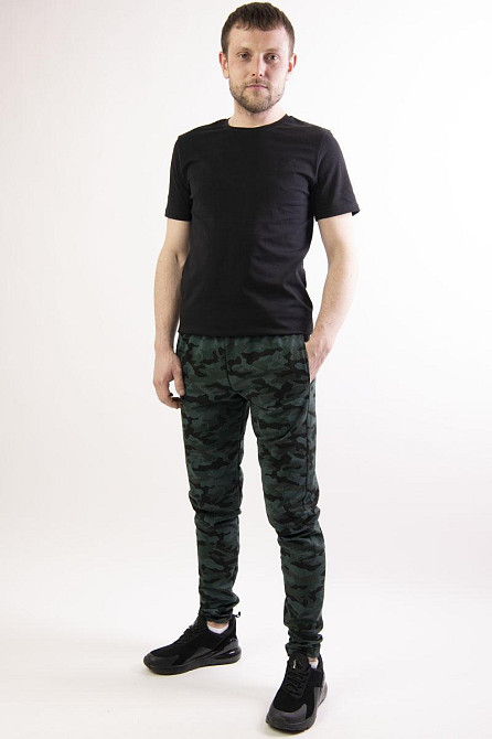 Мужские спортивные брюки, зеленые, тёмно-серые Крохатушка одяг Киев - изображение 1