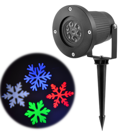 Світлодіодний лазерний проєктор 326-1, будинок + Вулиця, 2 кронштейни Дніпро