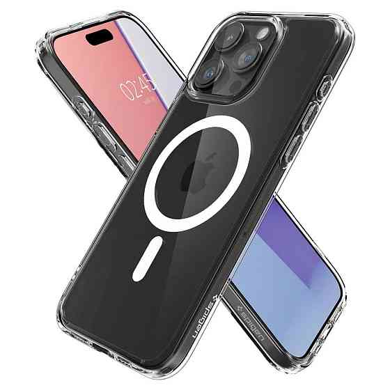 Чохол-накладка Spigen Ultra Hybrid MagFit для Apple iPhone 15 Pro White (ACS06715) ( 12503 ) Харків
