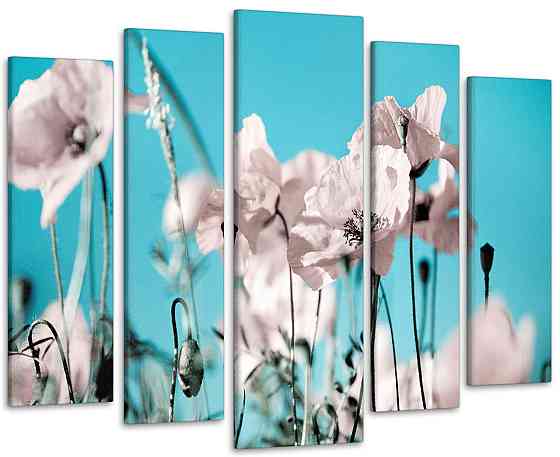 Модульна картина Квіти Маки Art-17_5 Київ