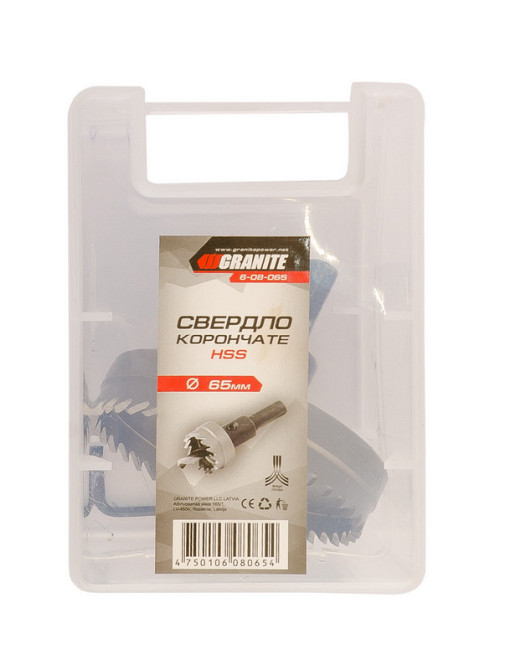 Свердло корончасте GRANITE HSS 65 мм 6-08-065 Коломыя - изображение 2