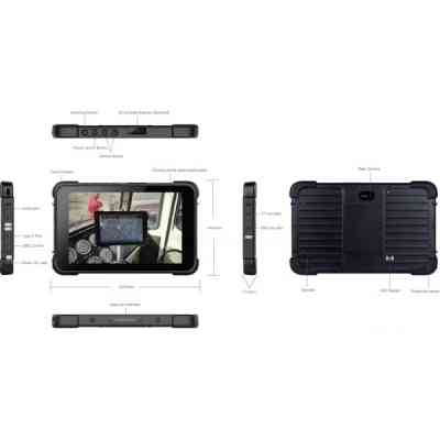 Планшет AGN T86X 8" 8/128GB / LTE / NFC/ 2D Scaner/MIL-STD-810H Black (5117978889898) Винница