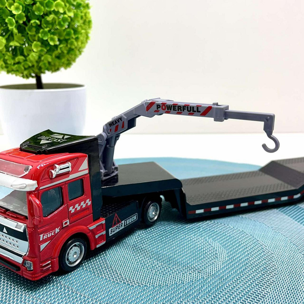 Трейлер із будівельною технікою інерція довжина 32см Вид 2 (2212-10MO) Чернігів - фото 6