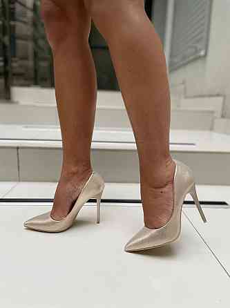 Comer Туфлі жіночі COMER золото еко-шкіра каблук 11см (4962) Коломия