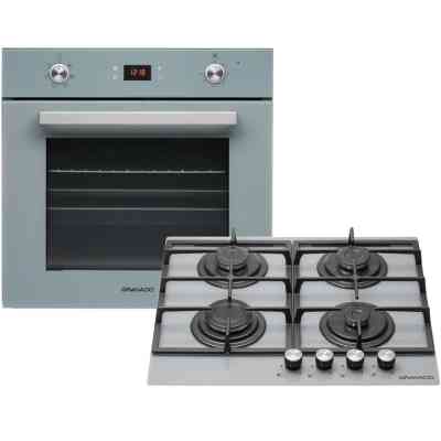 Комплект встраиваемой техники GRANADO GEO 62-1310 grafito + GGH 62-104 grafito glass Винница