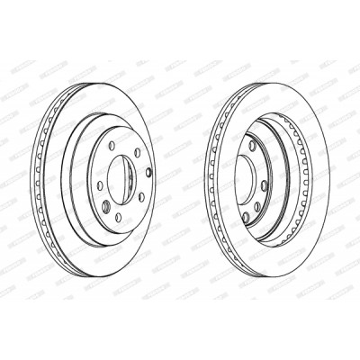 Гальмівний диск FERODO DDF1580C Вінниця - фото 1